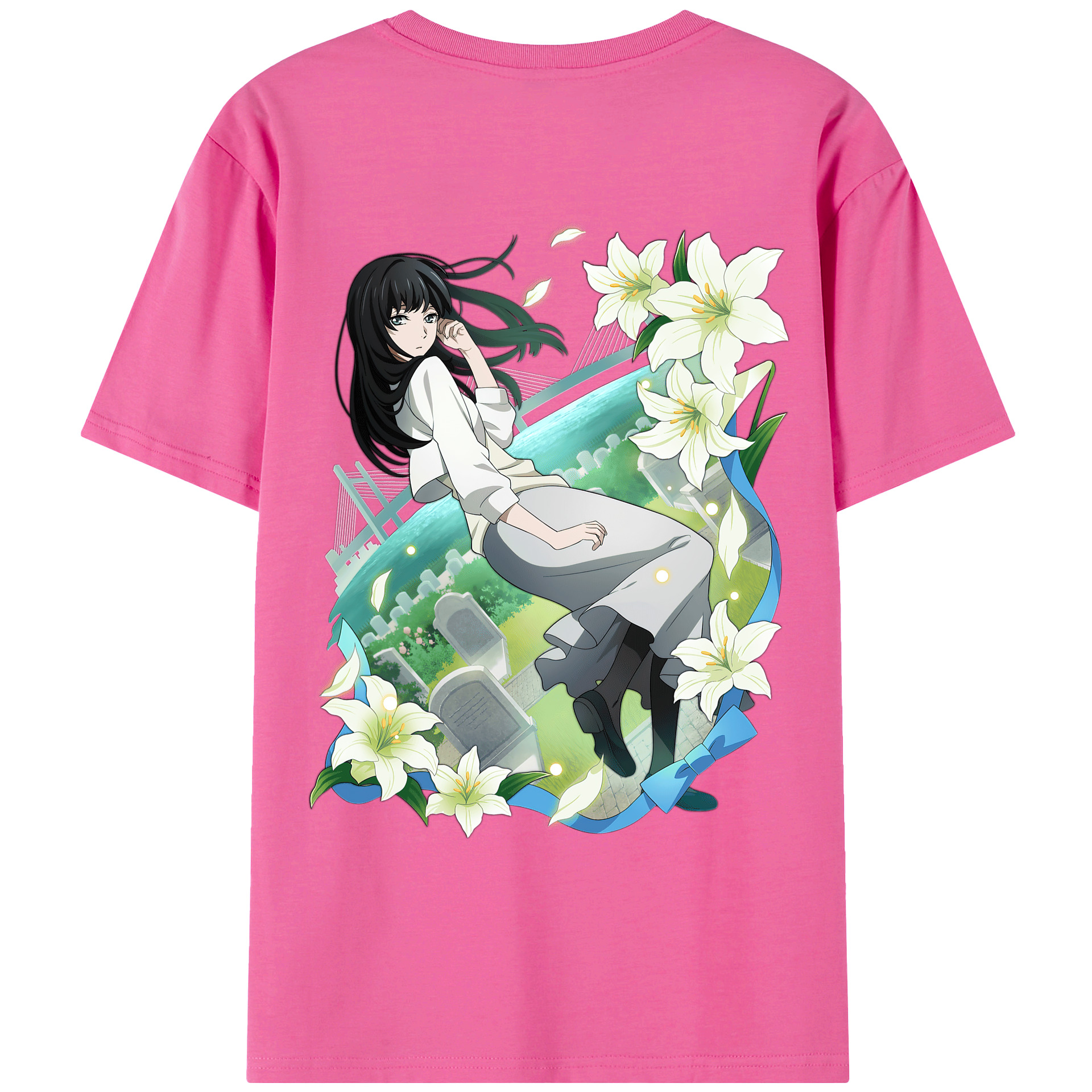 （画像用） 文豪ストレイドッグス Bungo Stray Dogs レディース半袖Tシャツ(バックプリント)